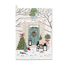 Geschirrtuch mit Weihnachtsmotiv