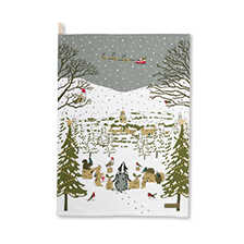 Geschirrtuch mit Weihnachtsmotiv Festive Forest
