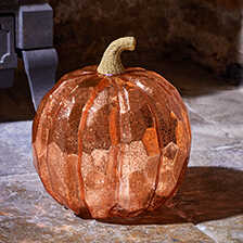 Alernatives Thumbnail 1 zu Gro�e K�rbis-Leuchte Golden Pumpkin