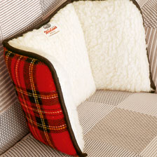 Rckenkissen mit Schottenkaro im Royal Stewart Tartan