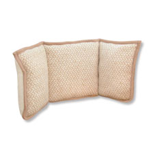 Rckenkissen aus Tweed in Beige