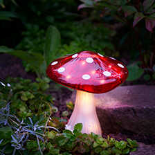 Alernatives Thumbnail 1 zu Solar-Gartenleuchte Fliegenpilz