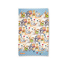 Geschirrtuch mit Katzen und Wollknueln