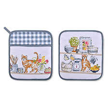 Topflappen Pantry Cats 2er-Set