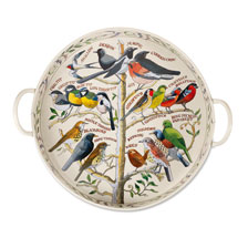 Alernatives Thumbnail 1 zu Rundes Metalltablett mit Gartenv�geln