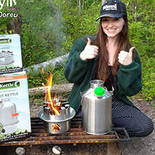Alernatives Thumbnail 1 zu Kelly Kettle Ultimate Scout Kit aus Edelstahl