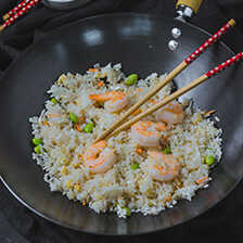 Alernatives Thumbnail 1 zu Wok-Pfanne aus Carbonstahl Durchmesser 30 cm