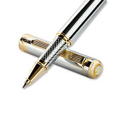 Alernatives Thumbnail 1 zu Luxuriser Tintenroller aus Messing mit Silber-Chrom-Finish