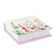 Notizblock mit Wildblumen