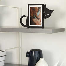 Alernatives Thumbnail 2 zu Design-Bilderrahmen Schwarze Katze