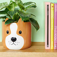 Alernatives Thumbnail 1 zu Keramik-Blumentopf in Hundeform