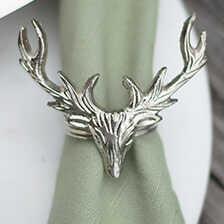 Alernatives Thumbnail 2 zu Serviettenringe-Set Hirsch