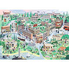 Alernatives Thumbnail 1 zu 1.000-Teile-Puzzle Die Welt von Virginia Woolf