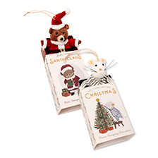 Weihnachtsanhnger Santa Claus & Mouse 2er-Set