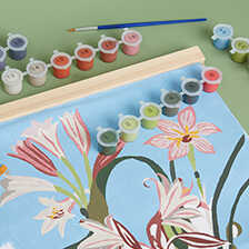 Alernatives Thumbnail 2 zu Malen-nach-Zahlen-Set Exotic Floral