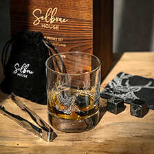 Alernatives Thumbnail 1 zu Whisky-Set in Holzbox Hirsch