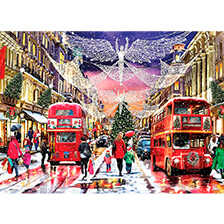 Alernatives Thumbnail 1 zu 1.000-Teile-Puzzle Regent Street at Christmas