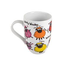 Alernatives Thumbnail 1 zu Kaffeebecher Wacky Woollies mit bunten Schafen