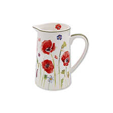 Porzellan-Krug Poppy Fields