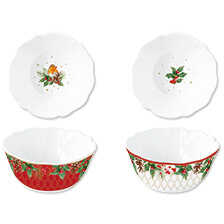 Thumbnail zu 2er-Set kleine Porzellan-Schalen Christmas Berries