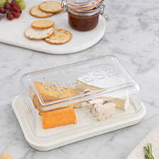 Alernatives Thumbnail 3 zu Kseglocke mit Keramik-Serviertablett