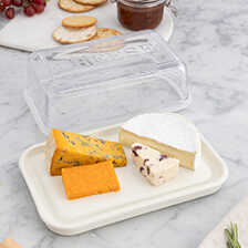 Alernatives Thumbnail 4 zu Kseglocke mit Keramik-Serviertablett