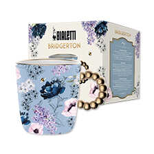 Henkelbecher Bridgerton im Regency Stil mit Blumen