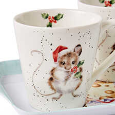 Alernatives Thumbnail 3 zu Becherset mit kleinem Tablett Christmas Mouse & Cheese