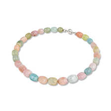 Edelsteinkette aus Beryll