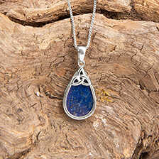 Thumbnail zu Silberkette Trinity of Eire mit Lapislazuli-Anh�nger