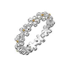 Thumbnail zu Silberring G�nsebl�mchen