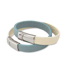 Thumbnail zu Leder-Wickelarmband