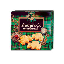 Butterkekse in Kleeblatt-Form