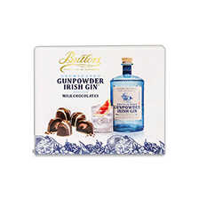 Schokoladen-Pralinen mit Gunpowder Gin