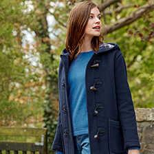 Alernatives Thumbnail 2 zu Dufflecoat fr Damen mit Karofutter