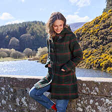 Alernatives Thumbnail 1 zu Dufflecoat mit Tartanmuster
