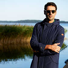 Alernatives Thumbnail 2 zu Dunkelblauer Regenparka f�r Herren