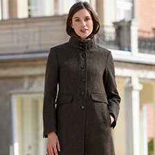 Alernatives Thumbnail 3 zu Fischgrat-Mantel f�r Damen