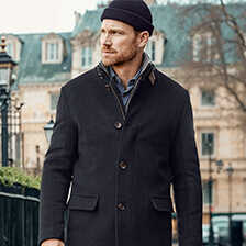 Alernatives Thumbnail 2 zu Herren-Wollmantel in Navy