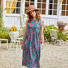 Alernatives Thumbnail 1 zu Sommer-H�ngerkleid mit Blumen