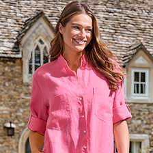 Alernatives Thumbnail 2 zu Leinen-Hemdblusenkleid