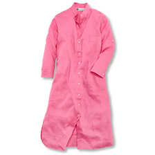 Alernatives Thumbnail 3 zu Leinen-Hemdblusenkleid