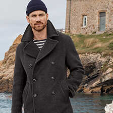 Alernatives Thumbnail 1 zu Kurzer Wollmantel Pea Coat