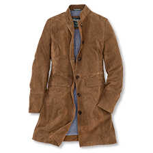 Alernatives Thumbnail 1 zu Ledermantel aus Ziegenvelours