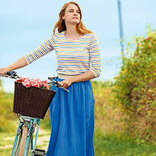 Alernatives Thumbnail 1 zu Damenrock aus Leinen