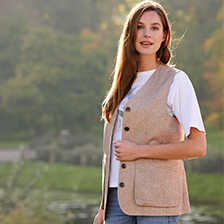 Alernatives Thumbnail 2 zu Leinen-Weste fr Damen mit Imprgnierung