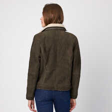 Alernatives Thumbnail 3 zu Damen-Lederjacke im Bikerstil