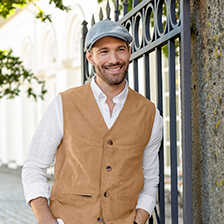 Alernatives Thumbnail 2 zu Lederweste aus Ziegenvelours