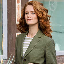 Alernatives Thumbnail 3 zu Leinen-Damenblazer