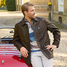 Alernatives Thumbnail 1 zu Herren-Lederjacke aus Lammnappa